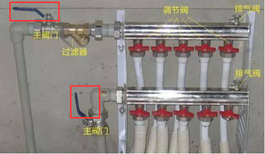 地源熱泵地暖分集水器開關如何打開與關閉？